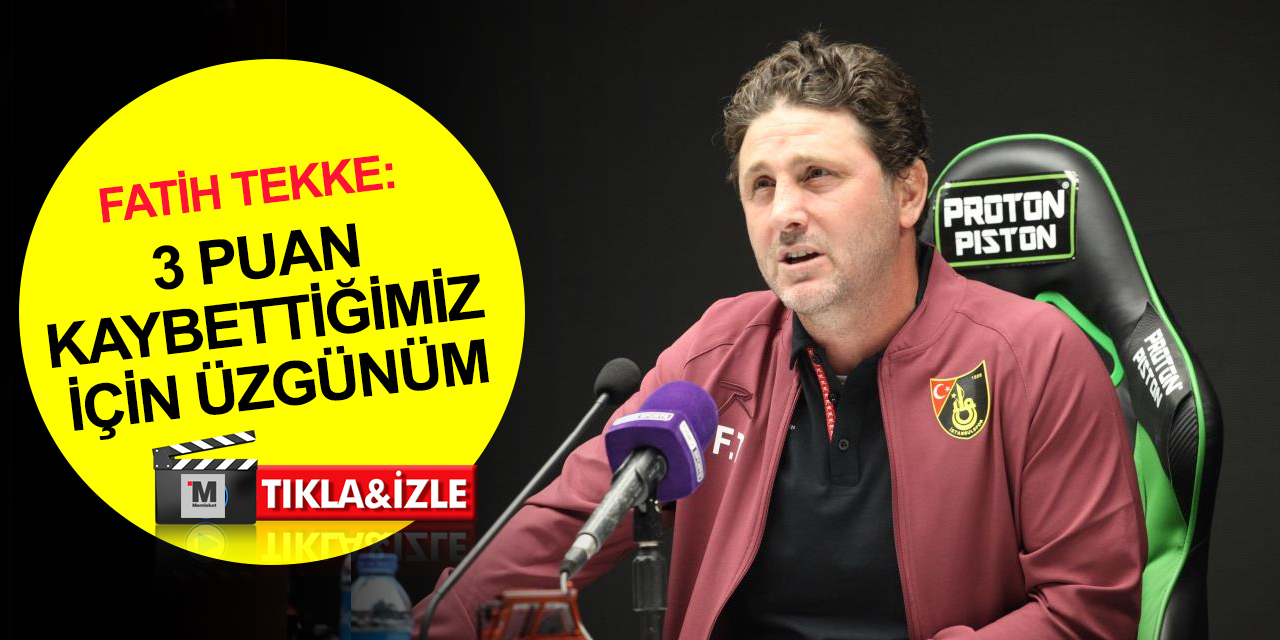 Fatih Tekke'den Konyaspor maçı yorumu: Üzgünüm