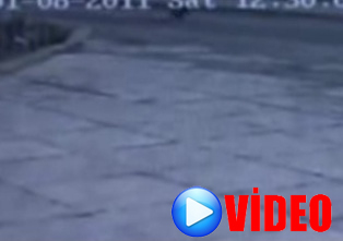 Kamyonun tekeri ok gibi fırladı