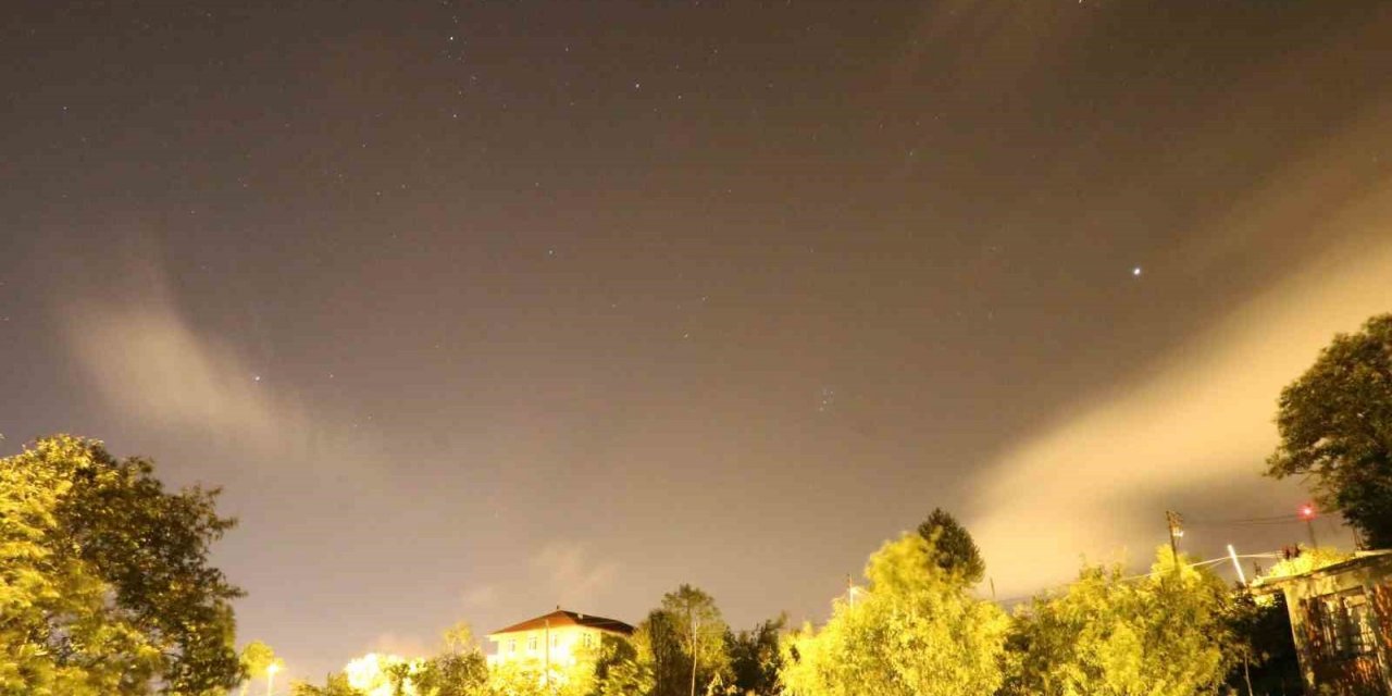 Zonguldak’ta meteor yağmuru böyle görüntülendi
