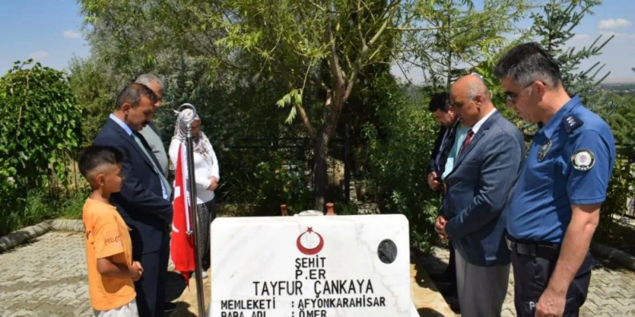 Şehit Çankaya dualarla yad edildi