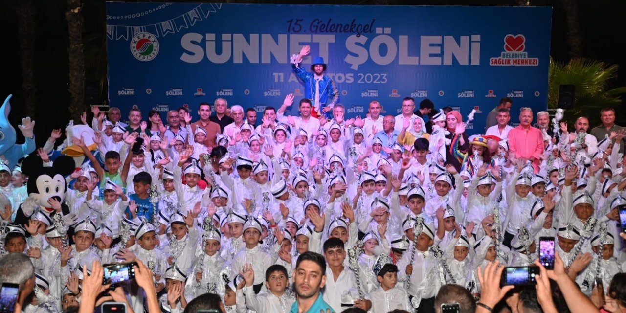 Kepez’den 480 çocuğa sünnet düğünü