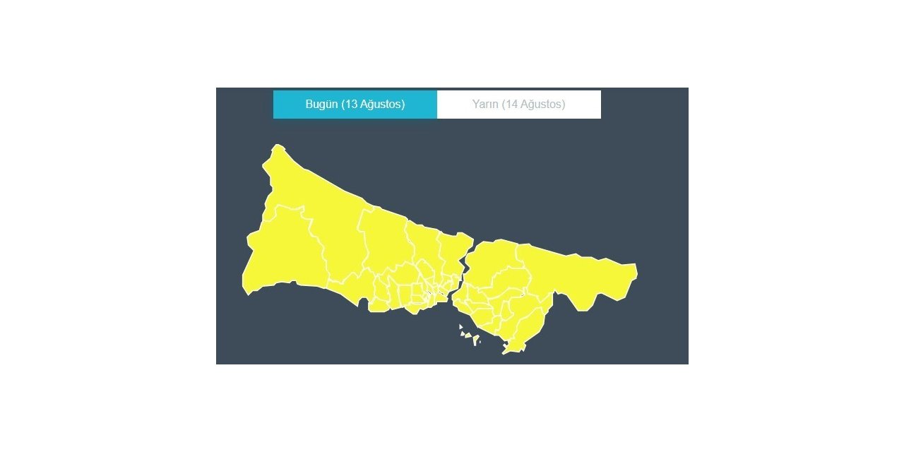 İstanbul'a Sarı Kodlu Uyarı: Avrupa Yakası ve Boğaz Çevresinde Sel Riski