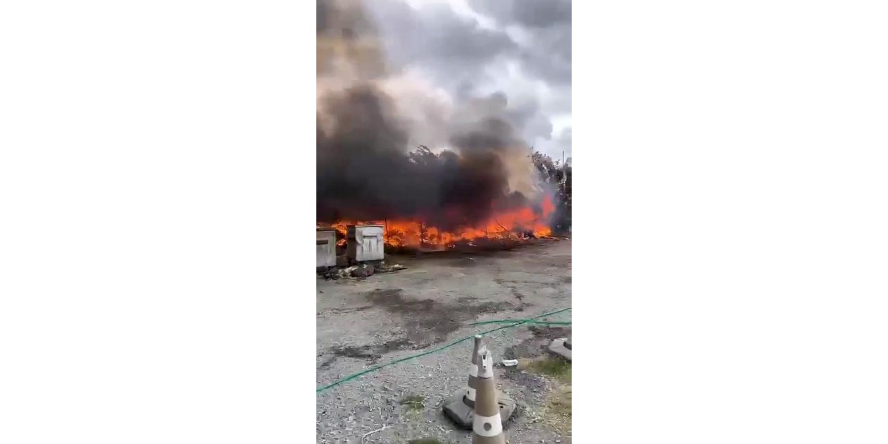 Avcılar’da serada çıkan yangın paniğe neden oldu