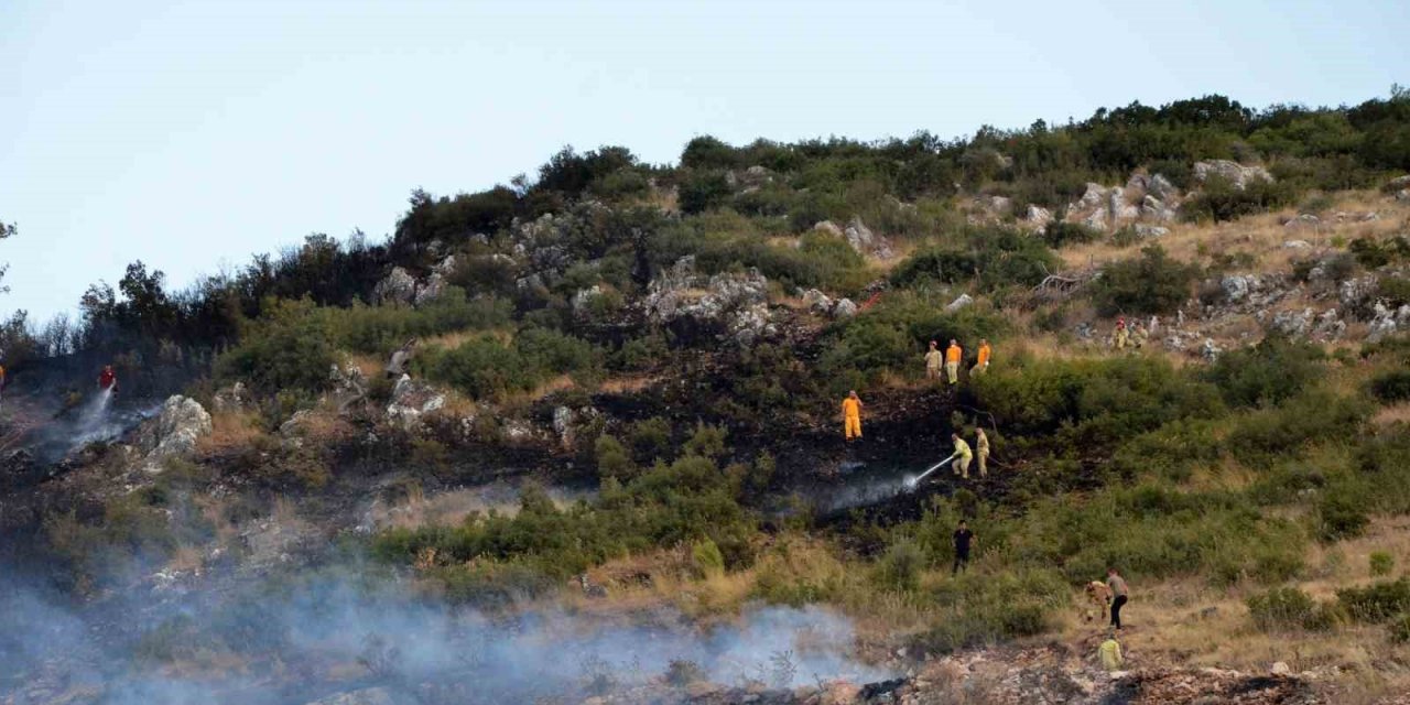 Kırkağaç’ta korkutan orman yangını
