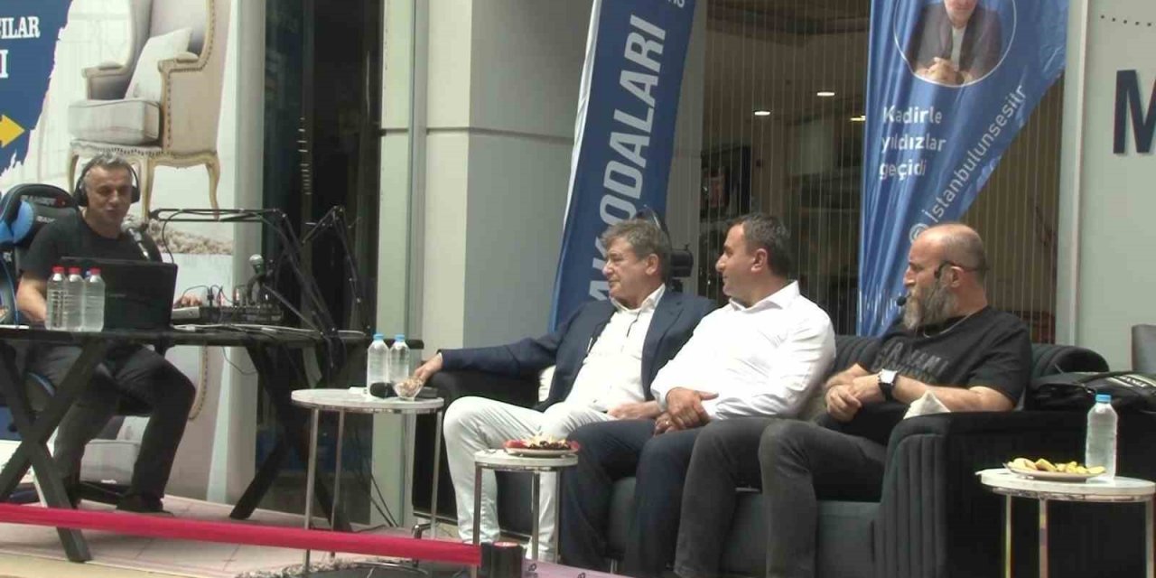 Oyuncu Çetin Altay ve Teknik Direktör Güvenç Kurtar Pendik’te söyleşiye katıldı