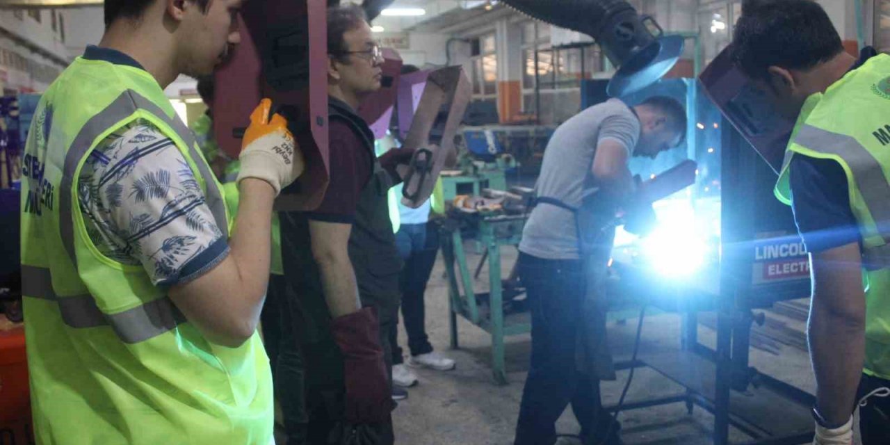 Nevşehir’de istihdam garantili ’kaynakçılık’ kursu başladı