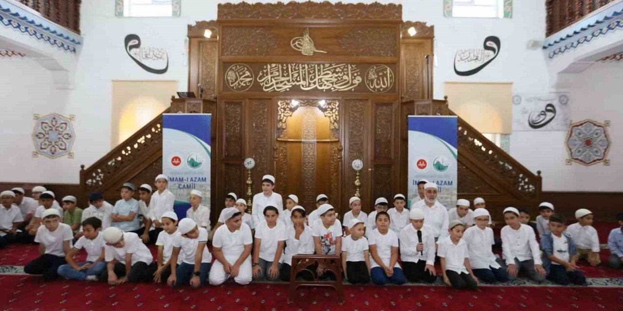 İmamı Azam Cami’de Kur’an kursu eğitimleri tamamlandı