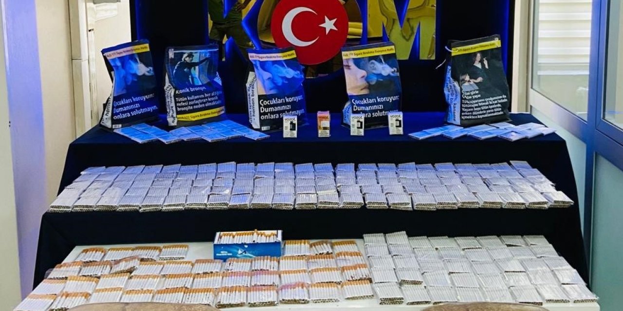 Denizli’de kaçakçılık operasyonlarında 9 kişi yakalandı