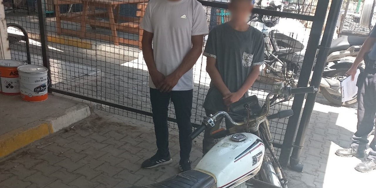 Trafik polisinin dikkati, motosiklet hırsızlarına geçit vermedi