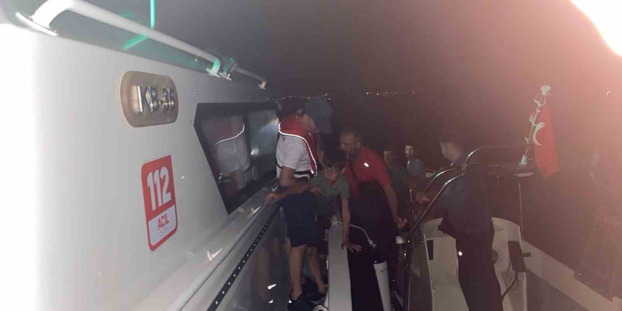 Bodrum’da 51 düzensiz göçmen kurtarıldı