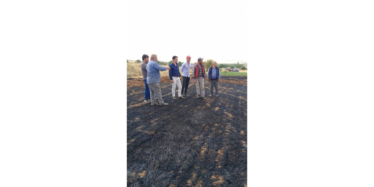 Şuhut’ta arazi yangını