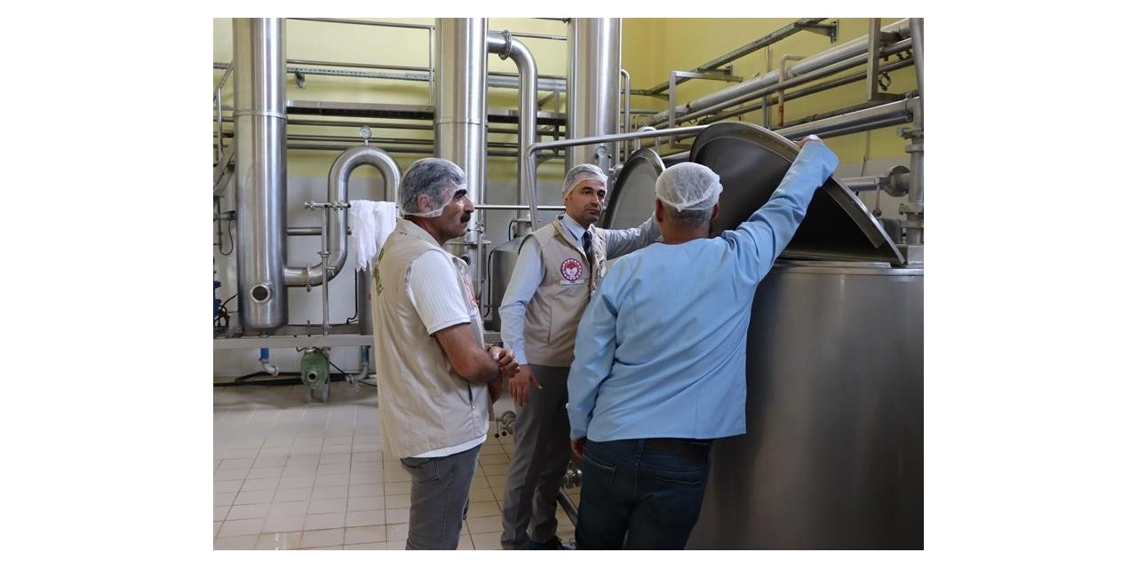 Tunceli’de süt ürünleri üretim tesisi incelendi