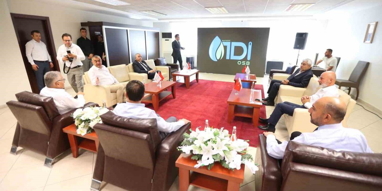 Vali Çiçek ve Başkan Büyükkılıç’tan KTB’ye hem ziyaret hem toplantı