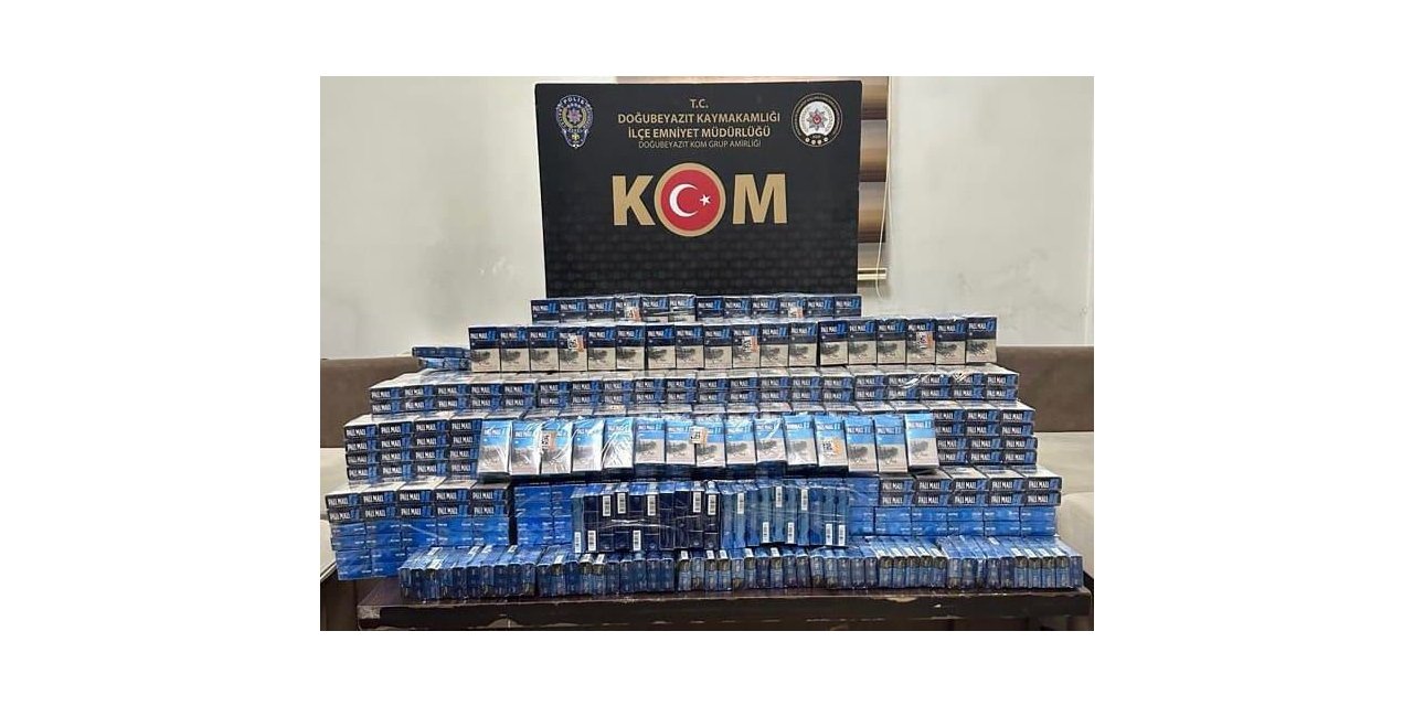 Ağrı’da kaçak sigara ve telefon operasyonu