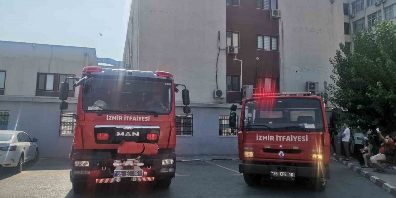 İzmir’de hastanede korkutan yangın