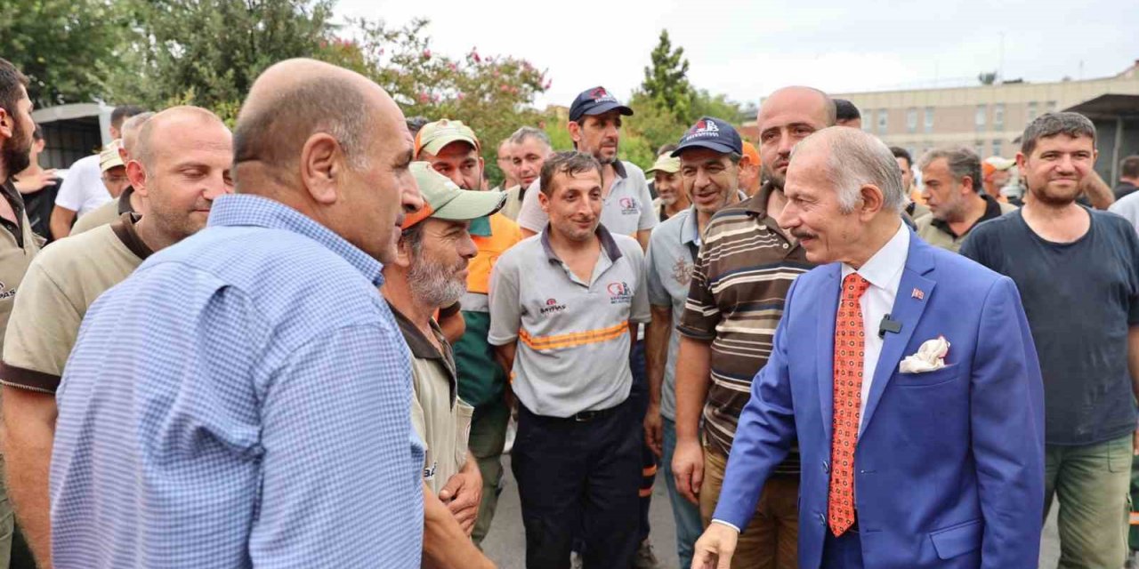 Başkan Aydıner işçilerle buluştu