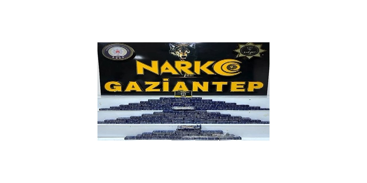 Gaziantep’te 29 kilo 500 gram eroin ele geçirildi