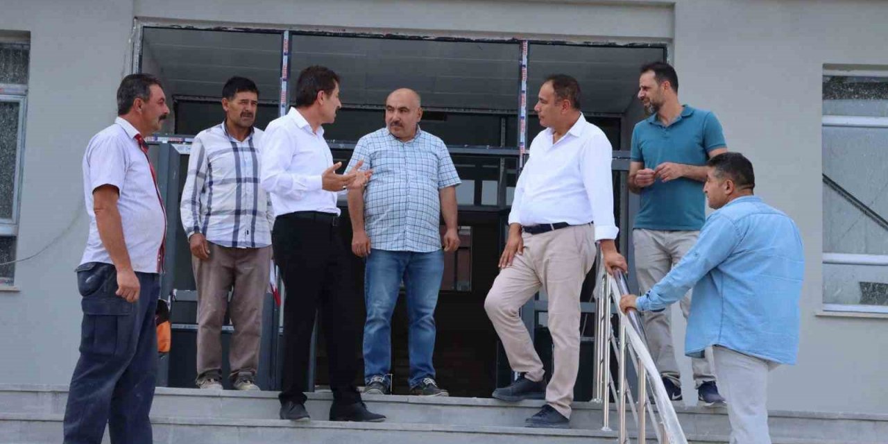 Okul inşaatında çalışmalarda sona yaklaşıldı