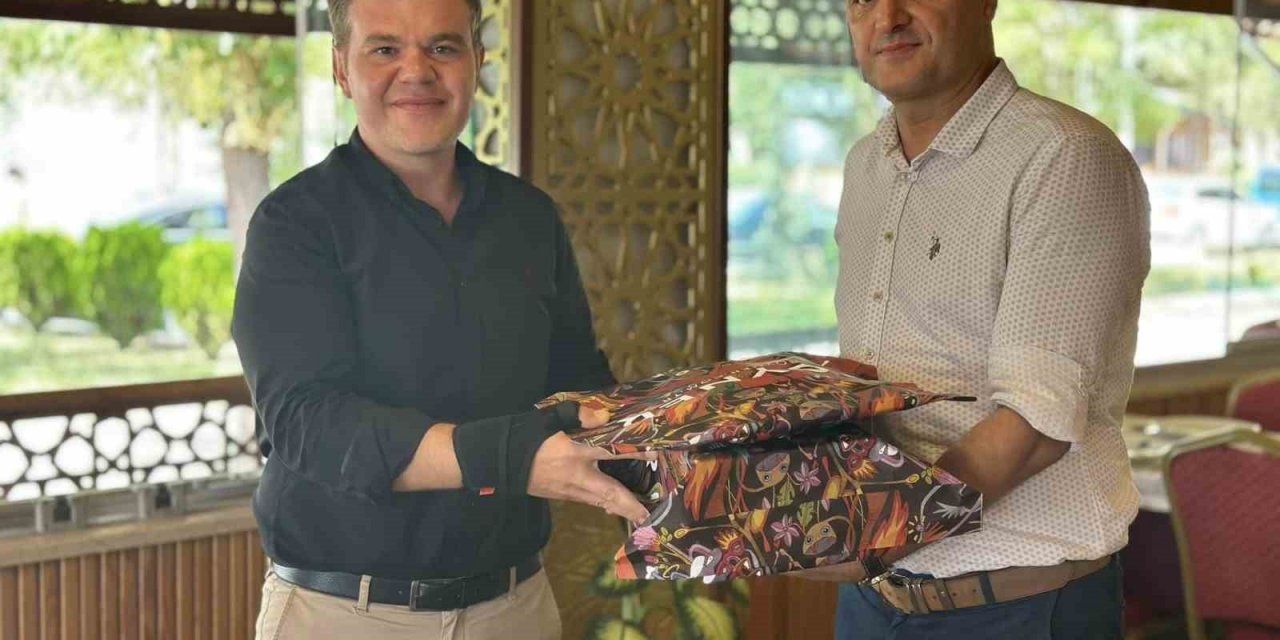 Simav’da İlçe Tarım Müdürüne veda yemeği