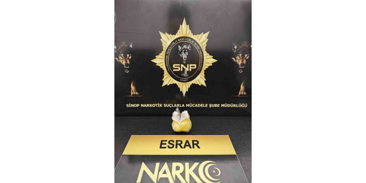 Şüpheli şahsın üst aramasında uyuşturucu ele geçti