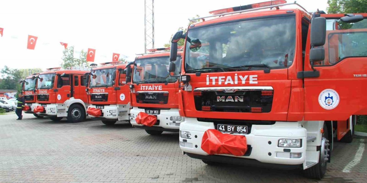 Büyükşehir itfaiye filosunu güçlendiriyor