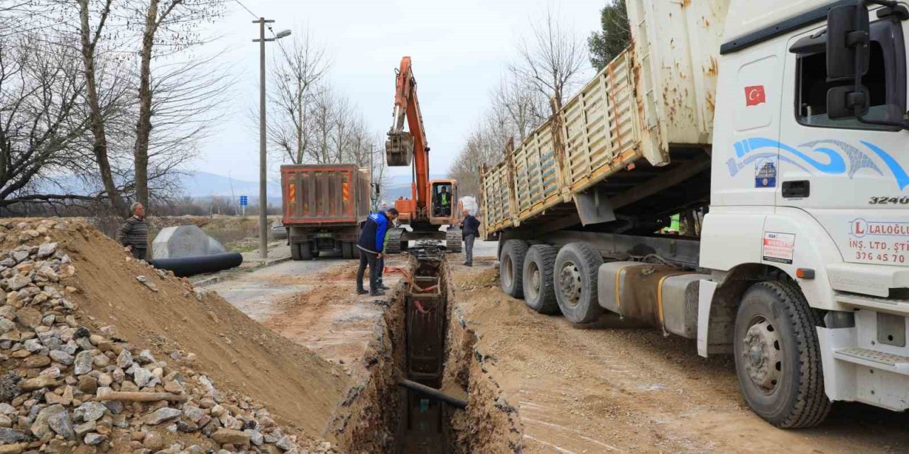 Düğerek kanalizasyon projesinin yüzde 85’ini tamamladı