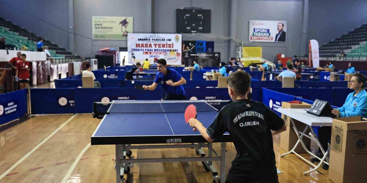 Anadolu Yıldızlar Ligi Masa Tenisi Türkiye Şampiyonası Denizli’de başladı