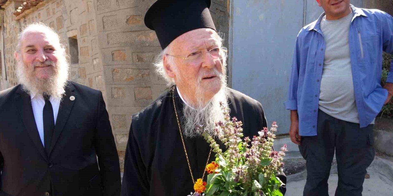 Fener Rum Patriği Bartholomeos, Gökçeada’ya geldi