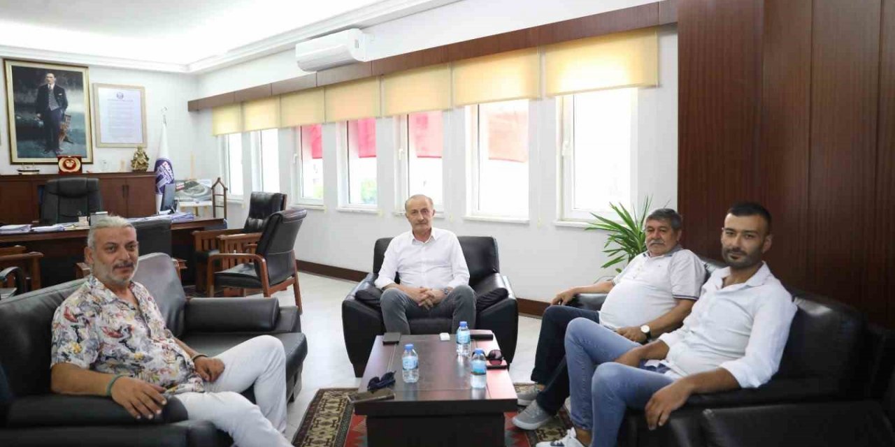 Su ürünleri kooperatifleri başkanları Başkan Atabay ile bir araya geldi