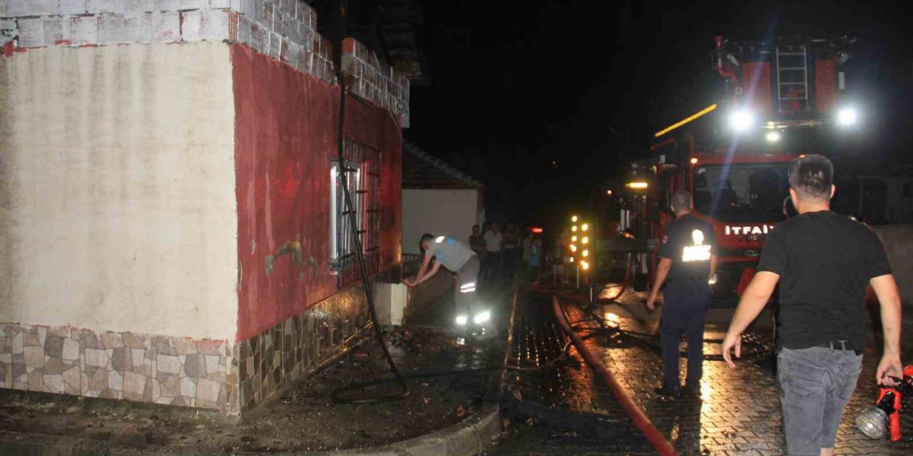 Samsun’da korkutan yangın: 1 yaralı