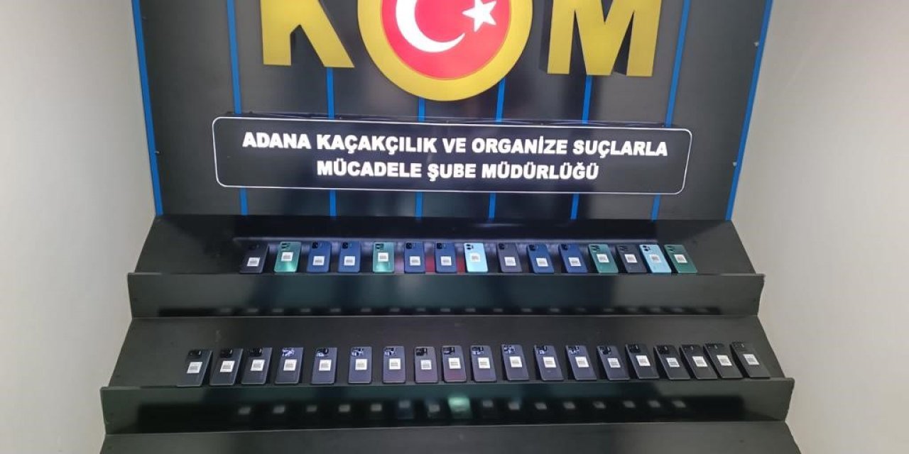 Adana’da kaçakçılık operasyonu