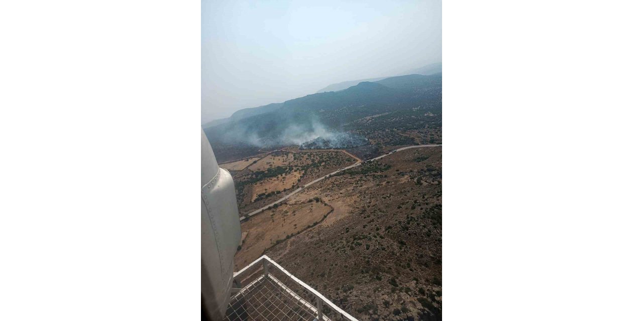 Aliağa’daki orman yangını kontrol altında