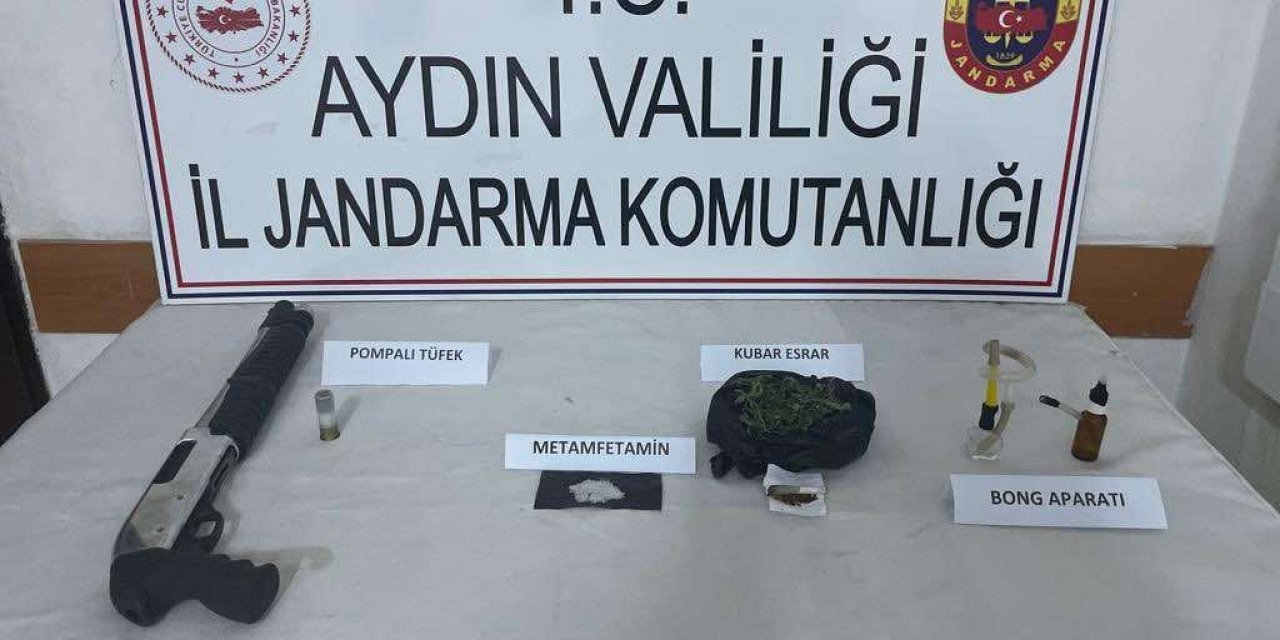 Ormanlık alana kaçarken jandarma yakaladı