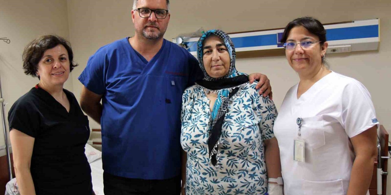 Denizli’de ilk uygulanan yöntem sayesinde sağlığına kavuştu