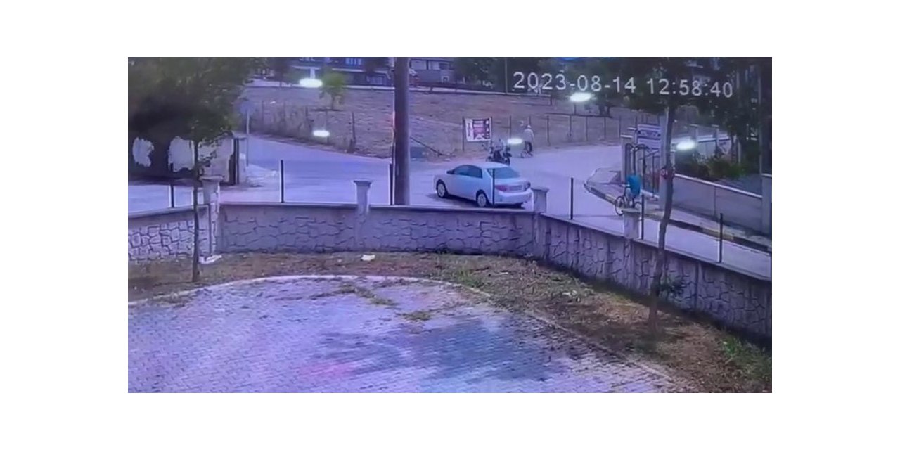 Bir kişinin öldüğü kaza, güvenlik kamerasına yansıdı