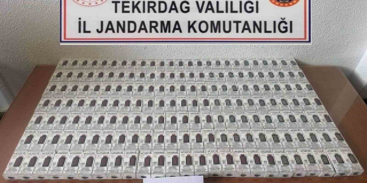 Tekirdağ’da 210 bin lira değerinde elektronik sigara ele geçirildi
