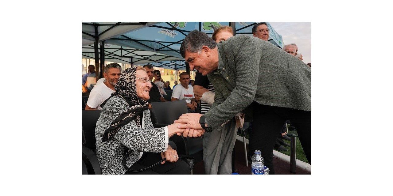 Yeşil sahada duygular harmanlandı