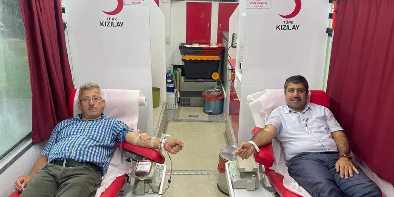 ”Bir kan, 3 insan hayatı” dediler kan bağışladılar