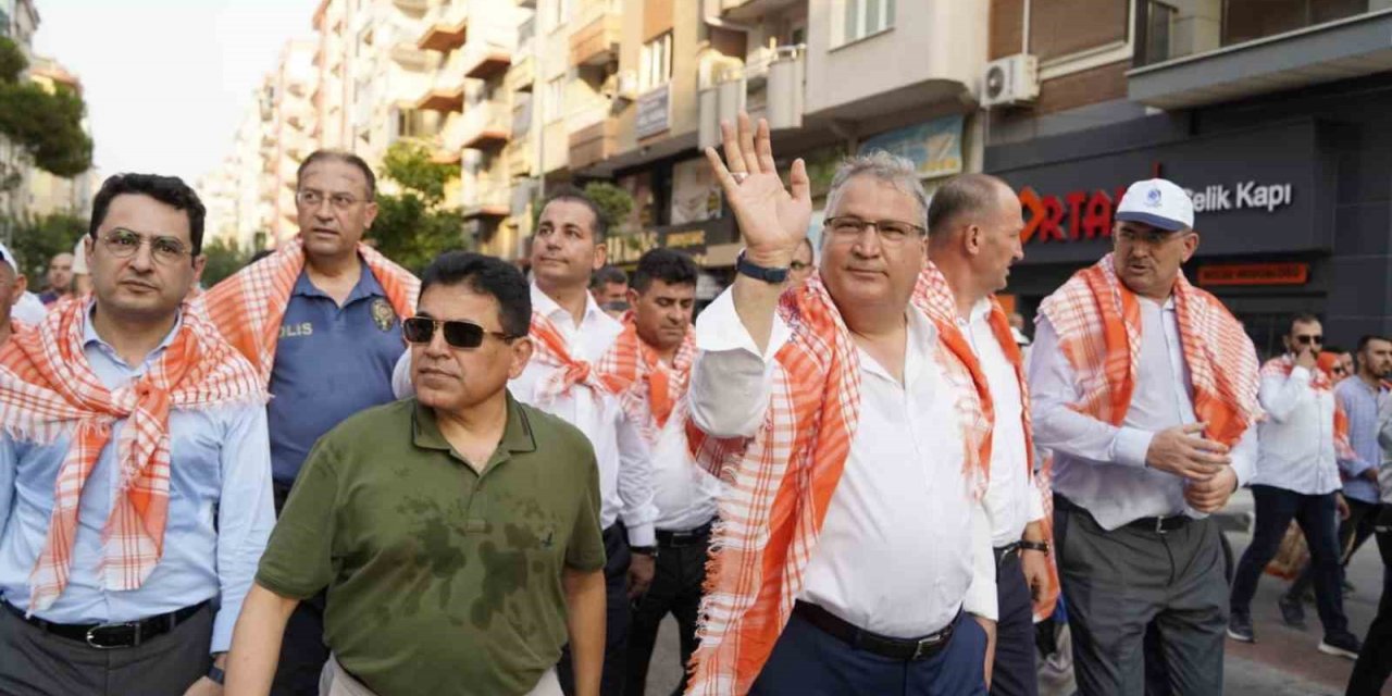 Geleneksel 8. Yuntdağı Yağlı Pehlivan Güreşleri kortej yürüyüşü yapıldı