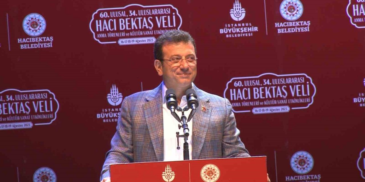 İBB Başkanı İmamoğlu, Nevşehir’de Hacı Bektaş Veli Anma Etkinlikleri’ne katıldı