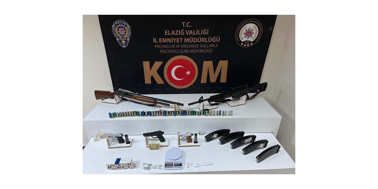 Elazığ’da silah kaçakçılığı operasyonu