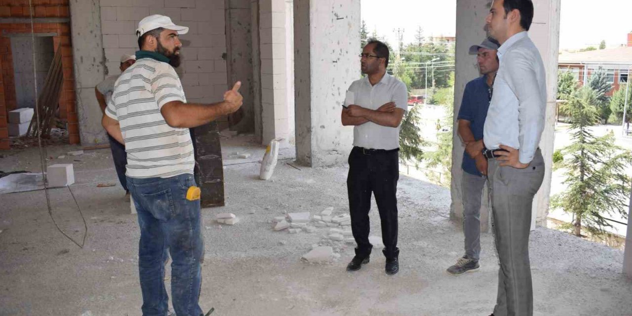 İscehisar Hükümet Konağı inşaatında sona yaklaşıldı