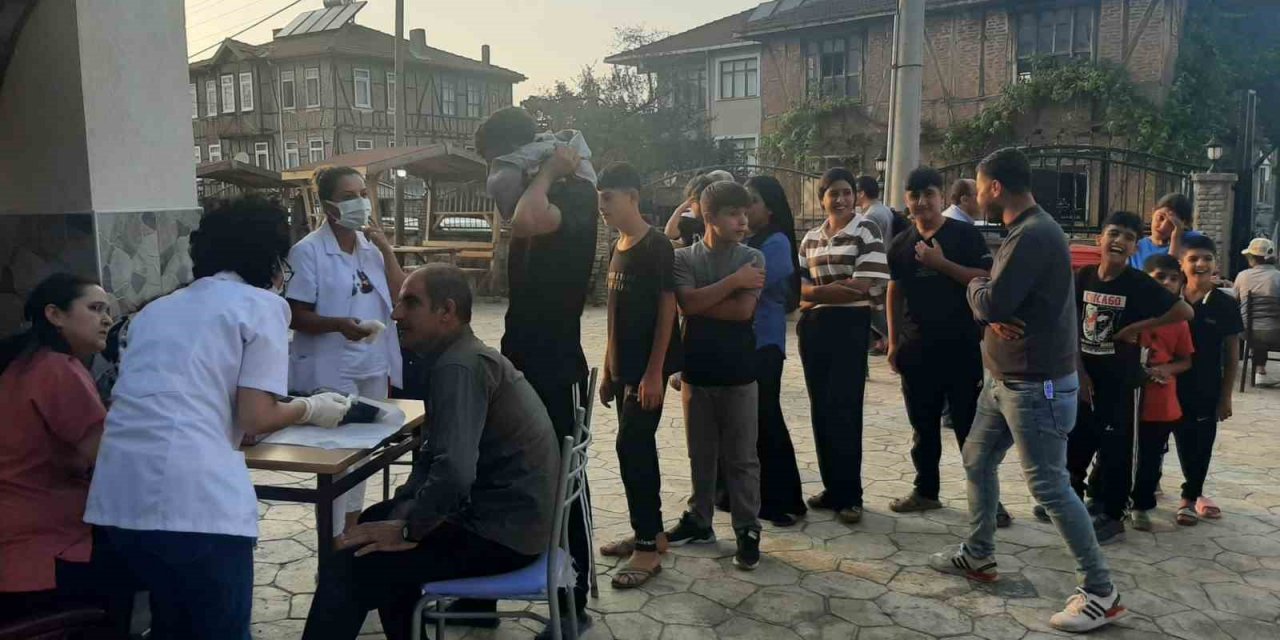 Tarım işçileri sağlık taramasından geçti