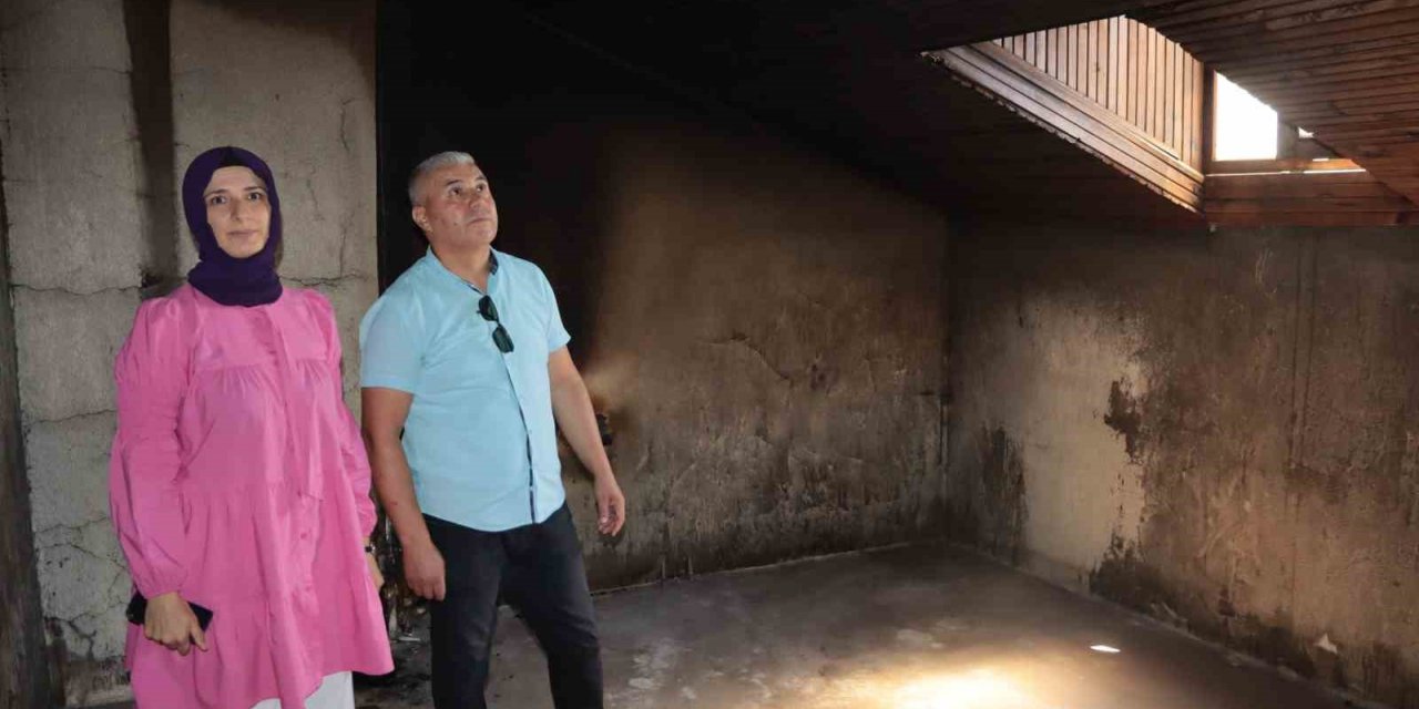 Ev sahibinin çıkarmak istediği kiracı evi ateşe verip kaçtı