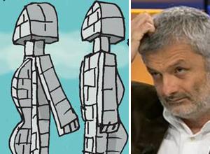 Memecan'dan 'ucube heykel'e ek!