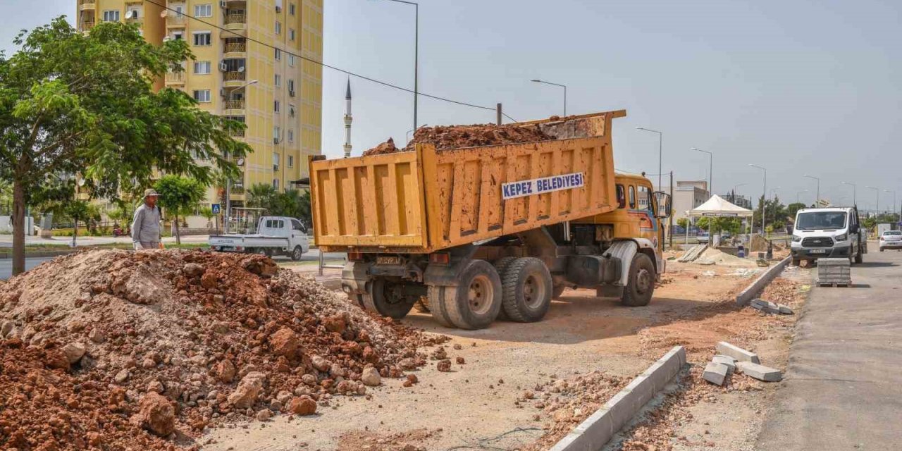 Kepez’den caddelere şehir estetiği