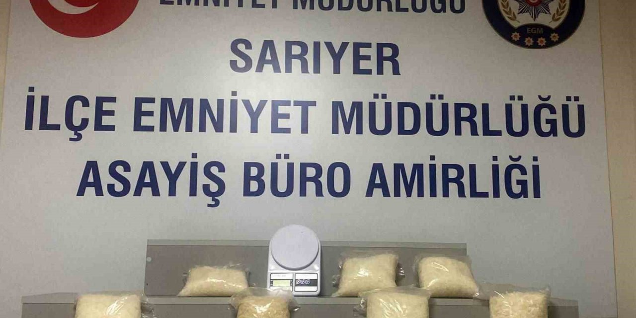 Sarıyer’de düzenlenen operasyonda 2 milyon değerinde uyuşturucu madde ele geçirildi