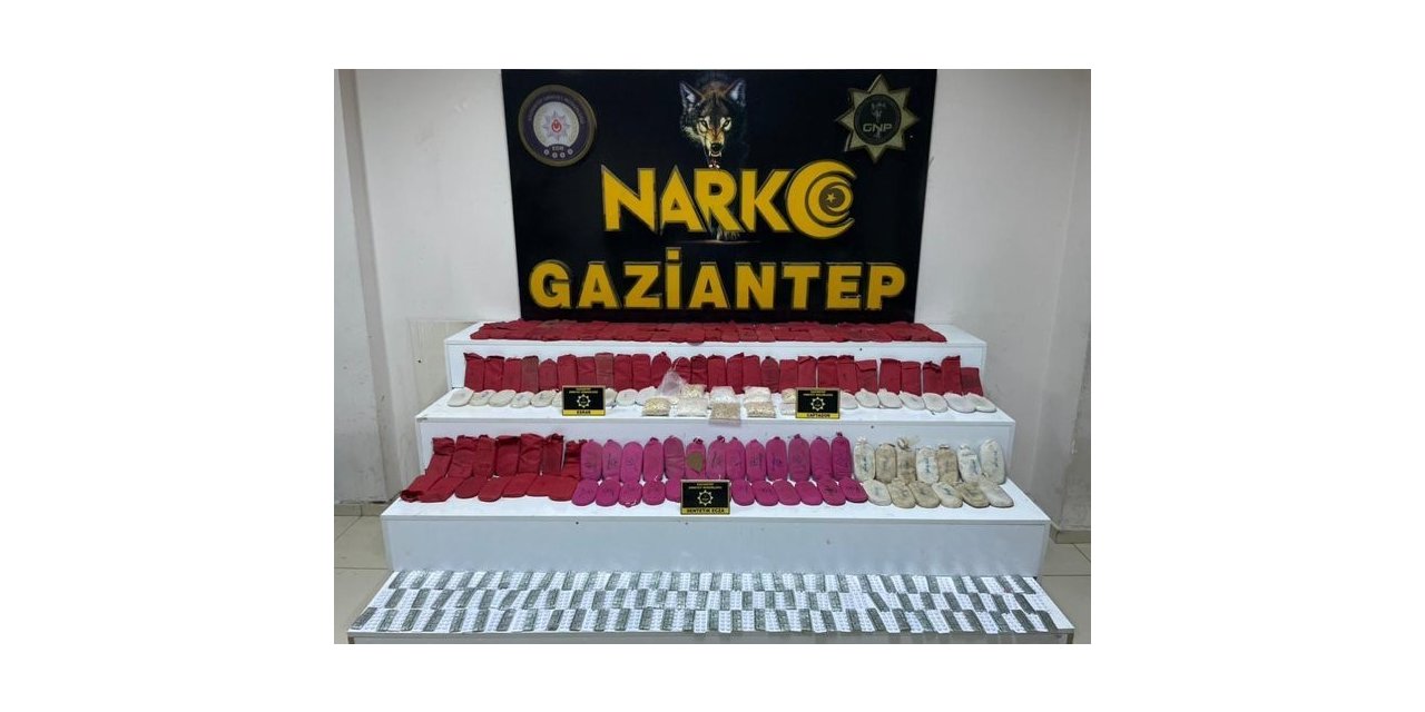 Gaziantep’te uyuşturucu operasyonu