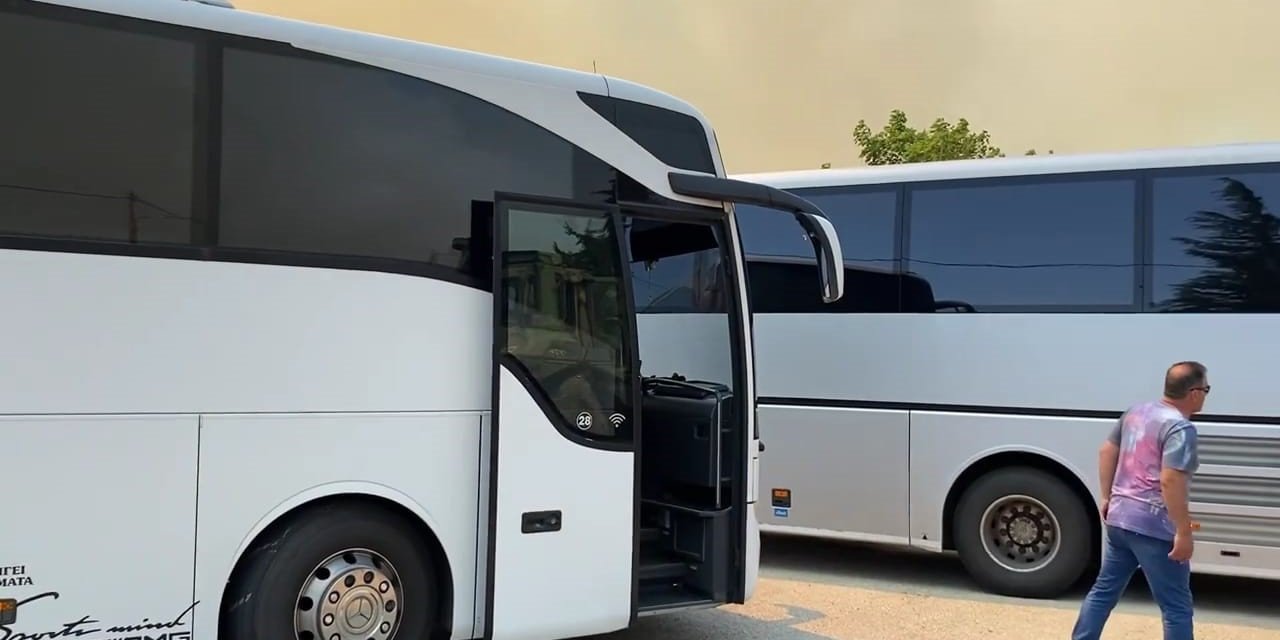 Yunanistan’daki yangında tahliyeler başladı, İpsala Sınır Kapısı kapatıldı