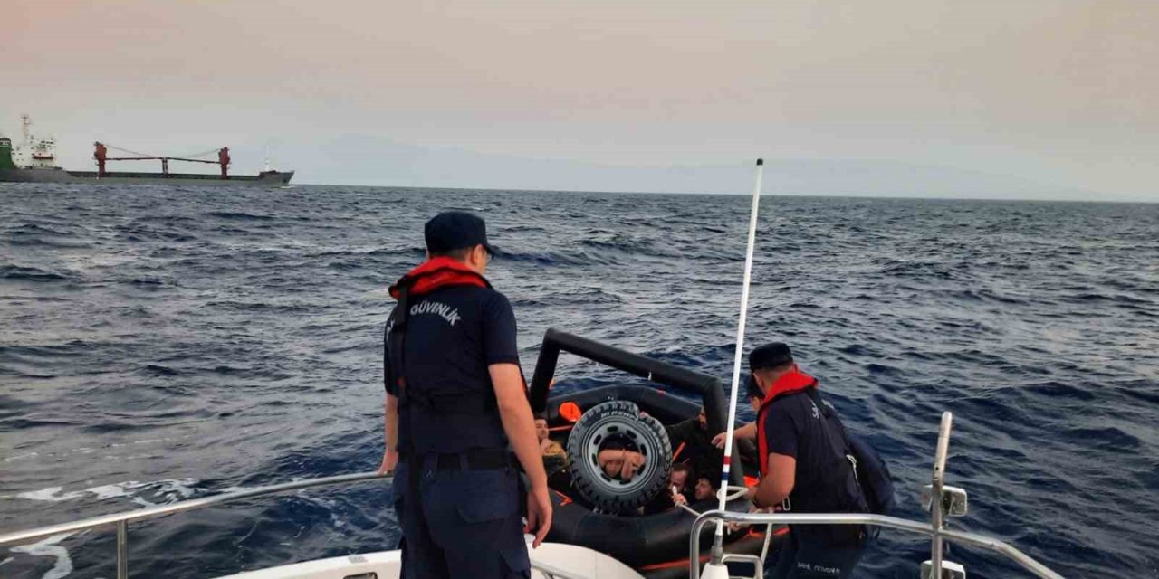 Datça’da 7 düzensiz göçmen kurtarıldı
